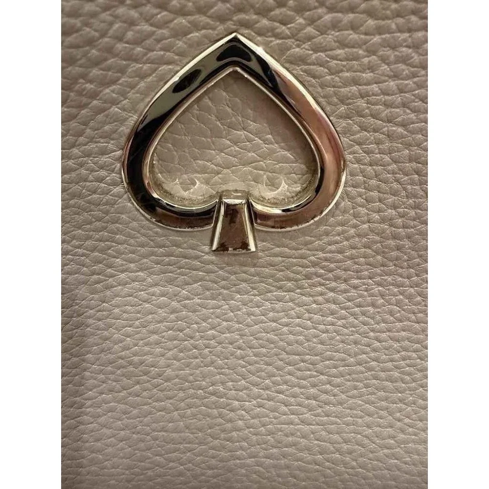 Kate Spade Kourtney Taupe Pebbled Leather Crossbody Camera Bag